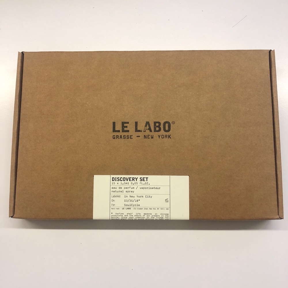 Le Labo  x SoulCycle Set 15 x 1.5ml perfumes